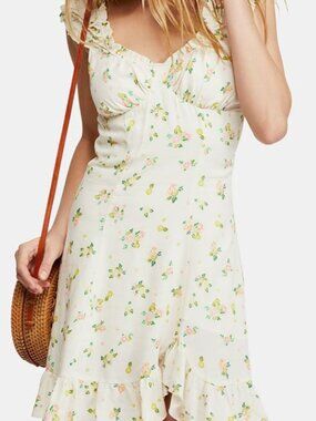 Free People "Like A Lady" Citrus Print Sundress